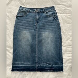 The Main Street Exchange Denim Blue Women's Esme Skirt